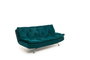 Atelier Del Sofa Sofá-Cama de 3 Plazas Verde Petróleo